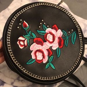 Missguided round floral backpack!!